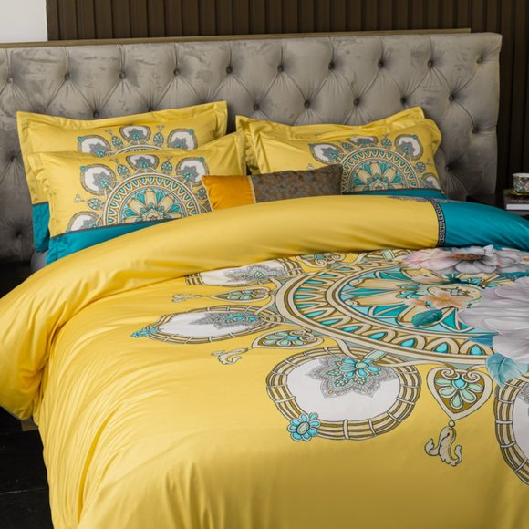 Luxury Brushed Cotton Bedding Set of Four - Picture 8 of 11